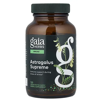 ل عصاره ریشه گون گایا هربز Astragalus Supreme Gaia Herbs