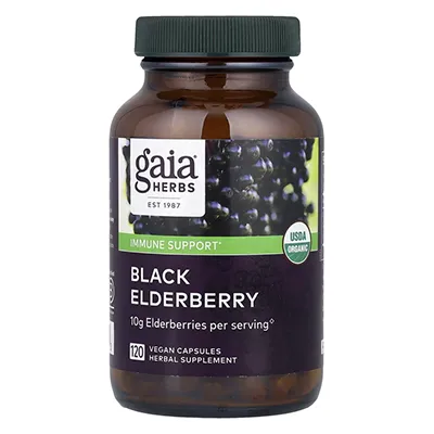 تقویت کننده سیستم ایمنی بدن الدبری گایا هربز Black Elderberry Gaia Herbs