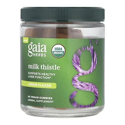 مکمل پاستیلی Milk Thistle با طعم لیمویی گایا هربز