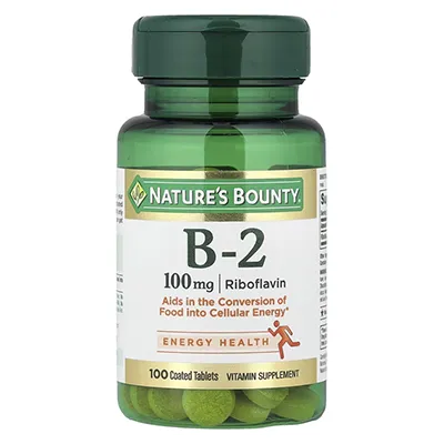 مکمل Vitamin B-2 (ریبوفلاوین) از برند Nature's Bounty