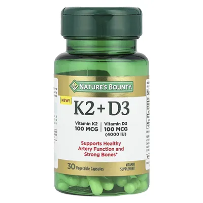 مکمل ویتامین K2 + D3 از برند Nature's Bounty