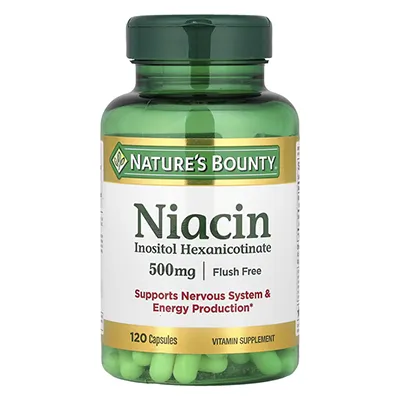 نیاسین بدون فلاش (ویتامین B3) نیچرزبونتی Niacin, Flush Free Nature's Bounty