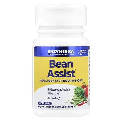 قرص ضدنفخ گیاهی انزایم‌دیکا BeanAssist Enzymedica