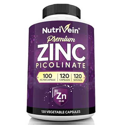 زینک پیکولینات نوتری‌وین Premium Zinc Picolinate Nutrivein