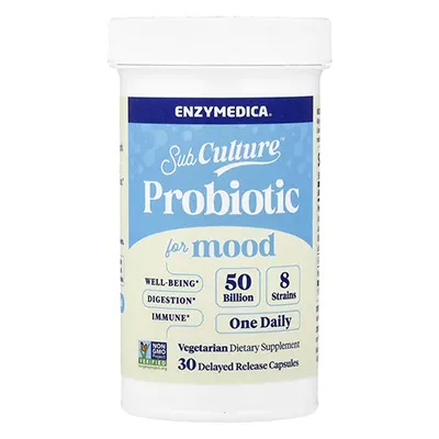 مکمل SubCulture Probiotic For Mood از برند Enzymedica