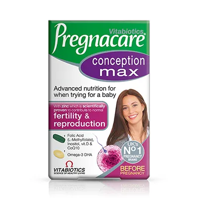 مکمل Pregnacare Conception Max از برند Vitabiotics