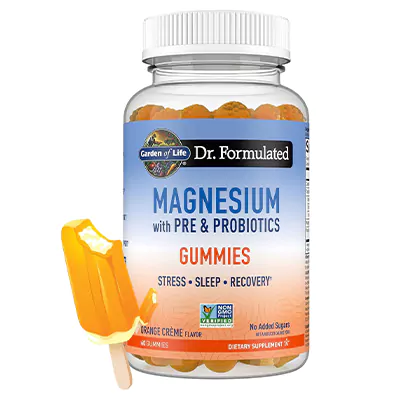 مکمل Magnesium with Pre Probiotics Gummies از برند Garden of Life