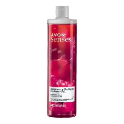 ژل دوش میوه‌ای آون (Avon) با رایحه تمشک و انگور سیاه