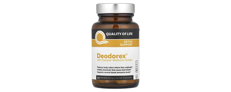 مکمل Deodorex با عصاره قارچ Champex از برند Quality of Life