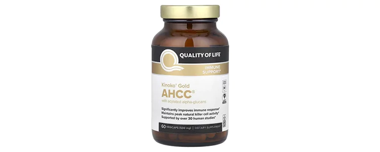 مکمل Kinoko Gold AHCC از برند Quality of Life