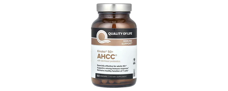Kinoko 50+ AHCC with Sterilized Probiotics Quality of Life