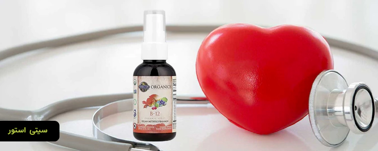 اسپری ارگانیک ویتامین B-12 توت‌فرنگی (Organics, B-12 Organic Spray, Raspberry)