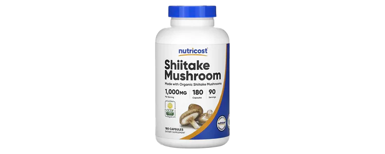 مکمل Shiitake Mushroom از برند Nutricost