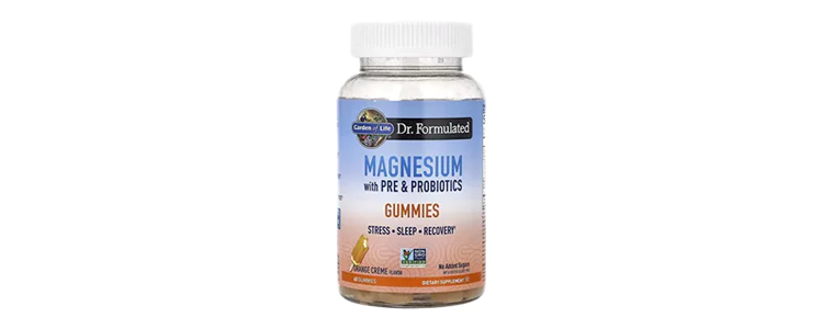 مکمل Magnesium with Pre Probiotics Gummies از برند Garden of Life