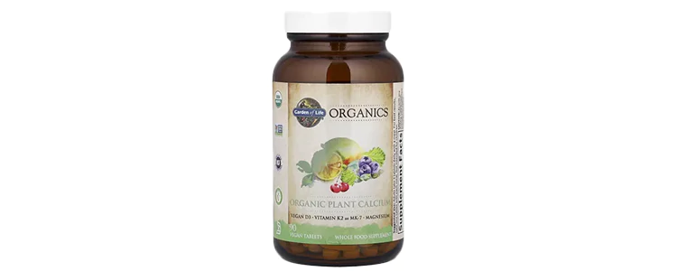 مکمل Organics, Organic Plant Calcium از برند Garden of Life