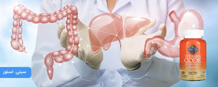 مکمل Vitamin Code Gummies، ویتامین D3 و K2، طعم تمشک و لیمو از برند Garden of Life