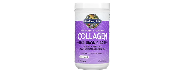 Wild Caught Grass Fed Collagen, Hyaluronic Acid, Unflavored  Garden of Life