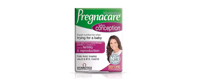 مکمل Pregnacare Conception از برند Vitabiotics