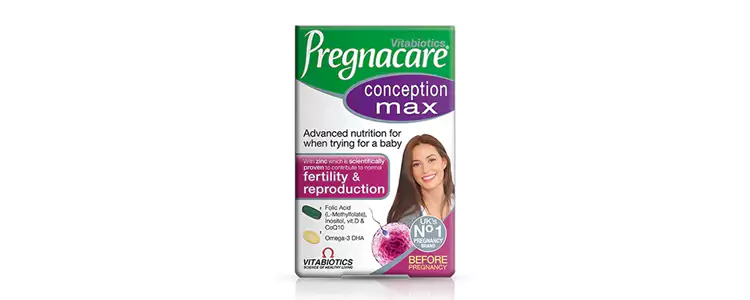 مکمل Pregnacare Conception Max از برند Vitabiotics