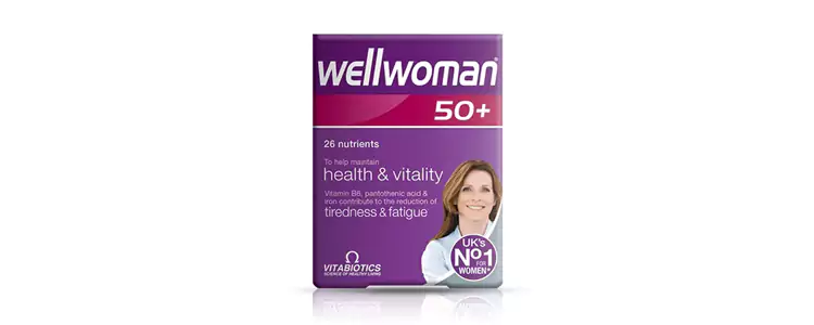 مکمل Wellwoman 50+ از برند Vitabiotics
