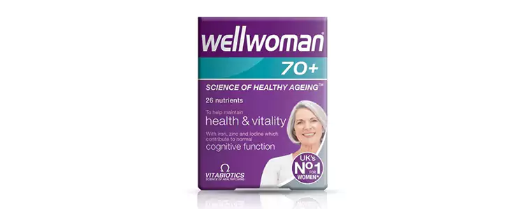 مکمل Wellwoman 70+ از برند Vitabiotics