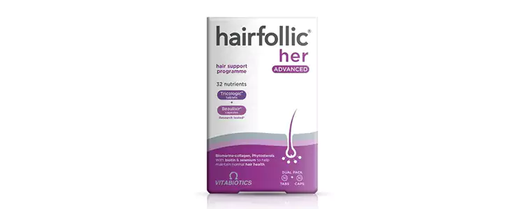 مکمل Hairfollic Her Advanced از برند Vitabiotics