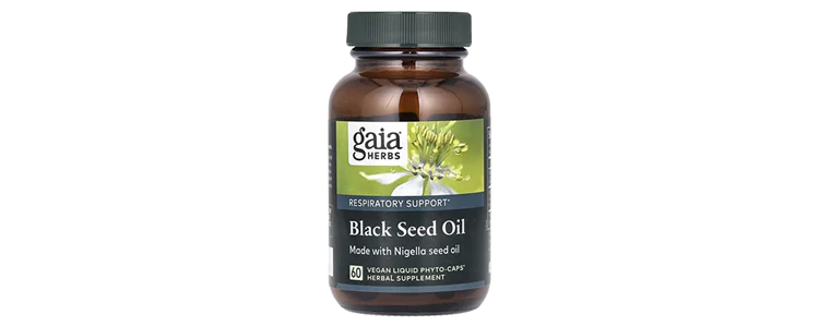 مکمل روغن سیاه دانه از برند Gaia Herbs