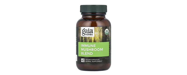 مکمل Immune Mushroom Blend از برند Gaia Herbs