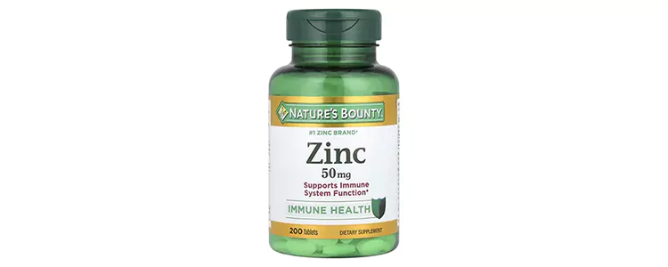 مکمل Zinc از برند Nature's Bounty