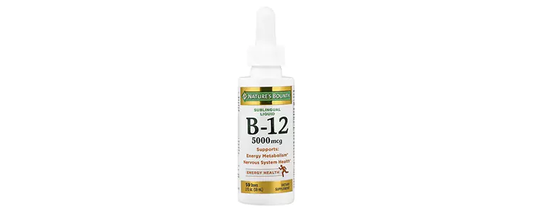 مایع زیرزبانی B-12، 5,000 mcg از برند Nature's Bounty