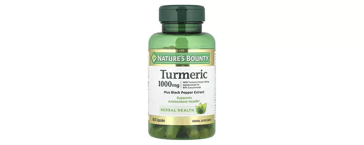 مکمل Turmeric Plus Black Pepper Extract از برند Nature's Bounty
