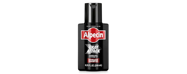 شامپو کافئین و رنگ Gray Attack از برند آلپسین